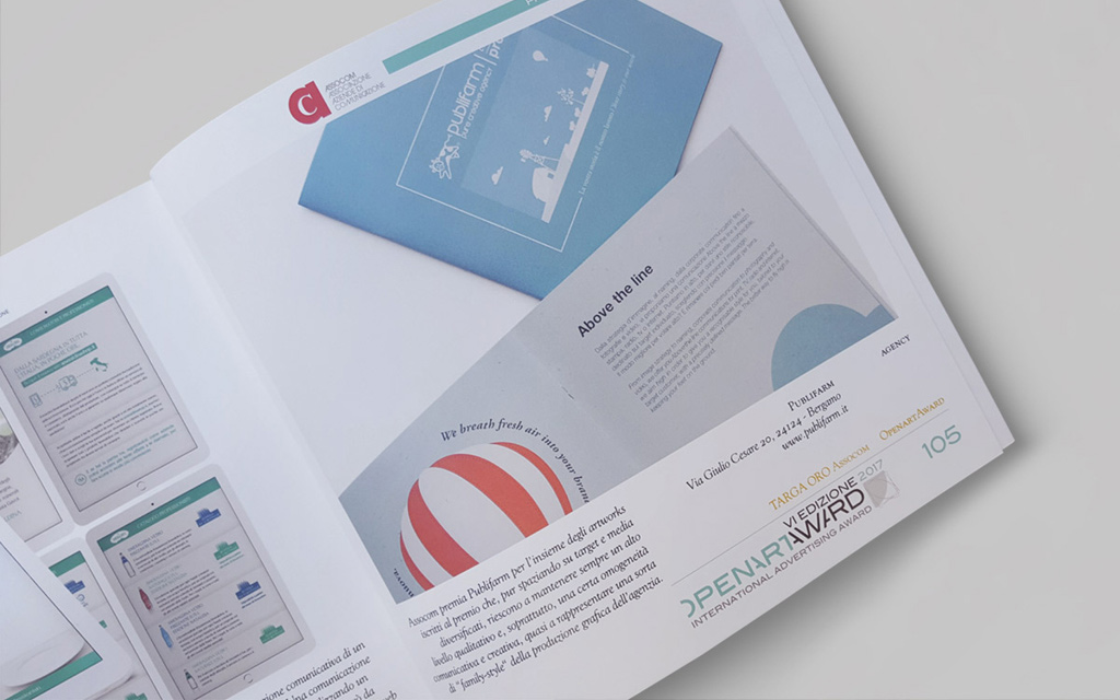 Agenzia di Comunicazione Publifarm | Pure Creative Agency Publifarm vince gli OpenartAward 2017 con una creatività che vale oro 1