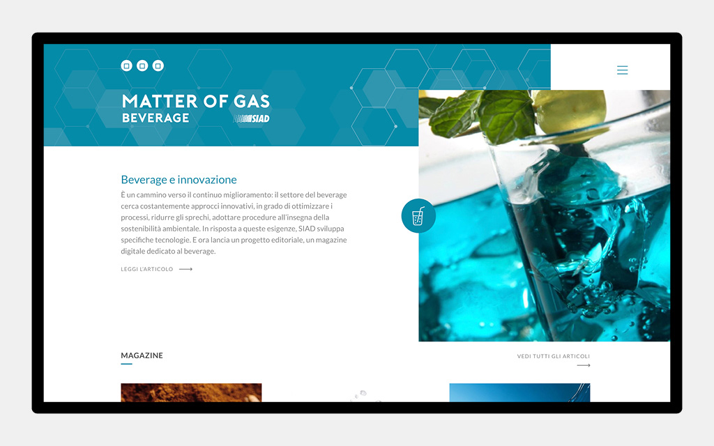 Agenzia di Comunicazione Publifarm | Pure Creative Agency Matter of Gas: un nuovo blog per SIAD 1