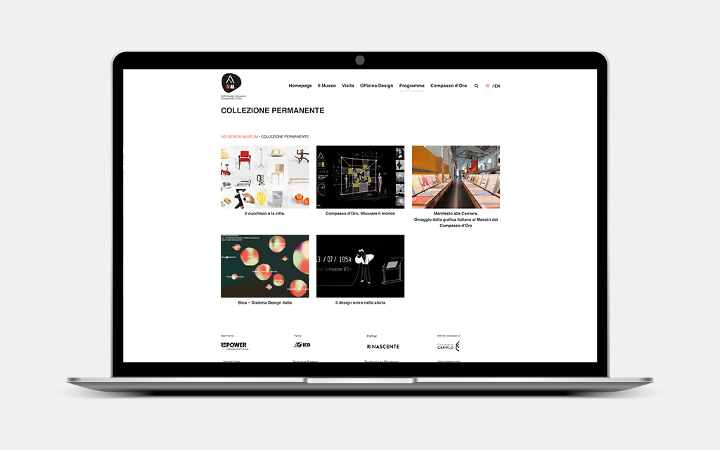Agenzia di Comunicazione Publifarm | Pure Creative Agency ADI Design Museum: il sito web 1