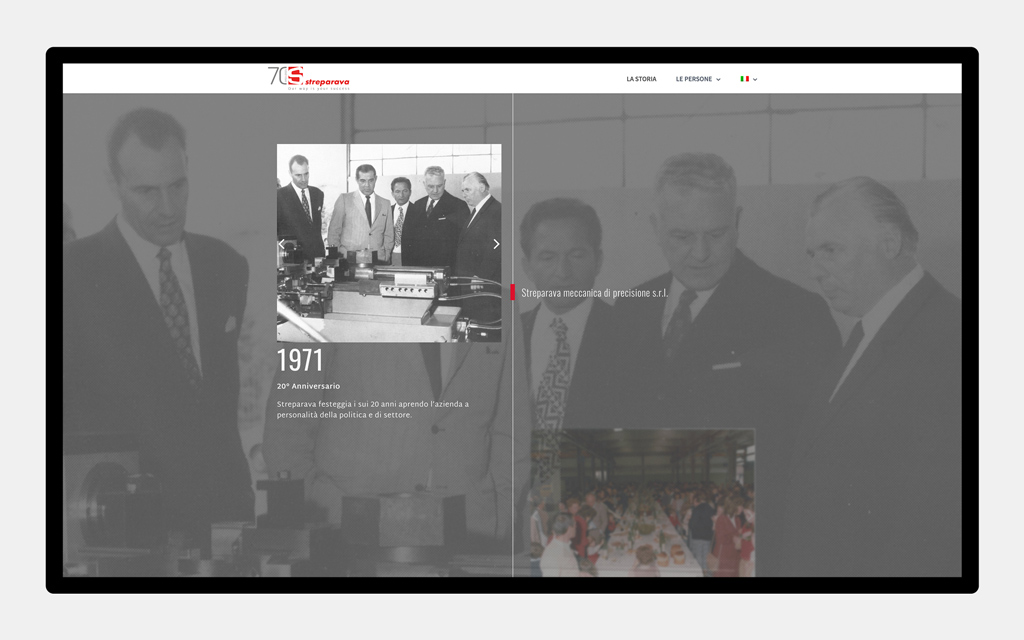 Agenzia di Comunicazione Publifarm | Pure Creative Agency Un sito per i 70 anni di Streparava 1