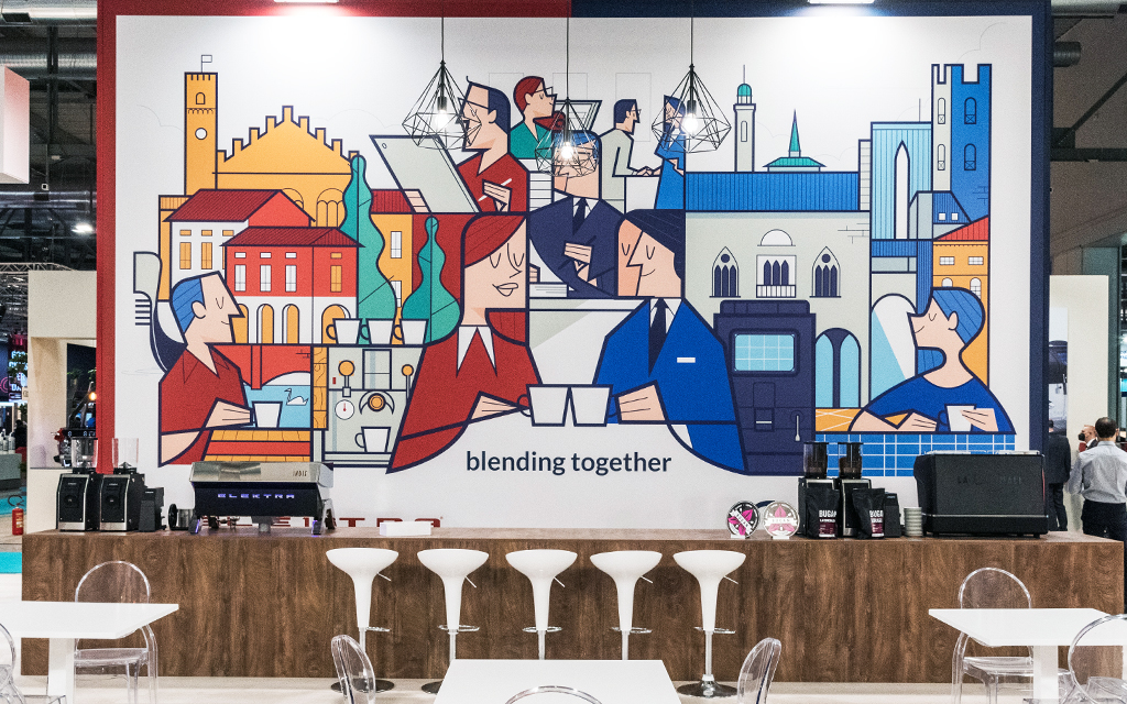 Agenzia di Comunicazione Publifarm | Pure Creative Agency Carimali presenta le ultime novità ad Host con un artwork “espresso”: tutto studiato da Publifarm! 1