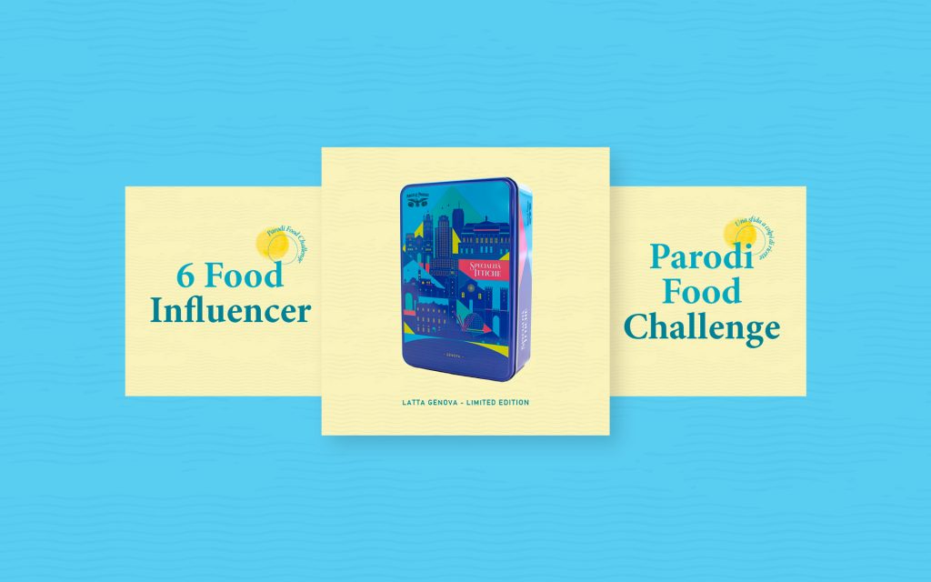 Agenzia di Comunicazione Publifarm | Pure Creative Agency Per la #ParodiFoodChallenge di Angelo Parodi abbiamo creato la nuova box “Genova” in edizione limitata 1