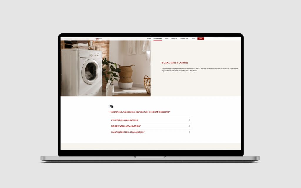 Agenzia di Comunicazione Publifarm | Pure Creative Agency Tisana, plaid e…sito web di Scaldasonno! 1