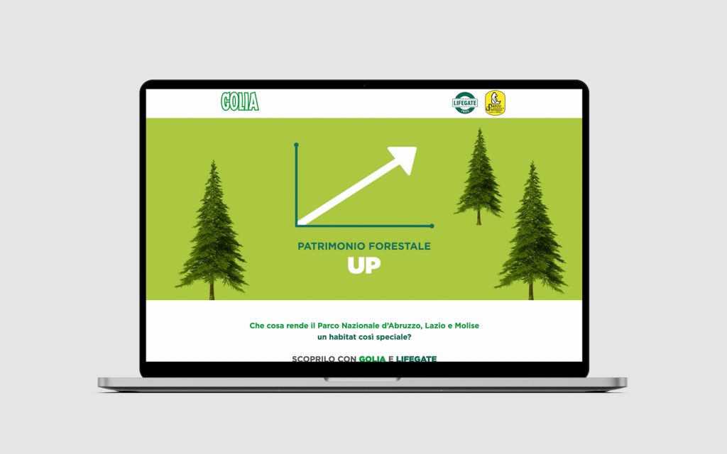 Agenzia di Comunicazione Publifarm | Pure Creative Agency Il sito di Golia con LifeGate per dare respiro al “Polmone verde d’Italia” 1