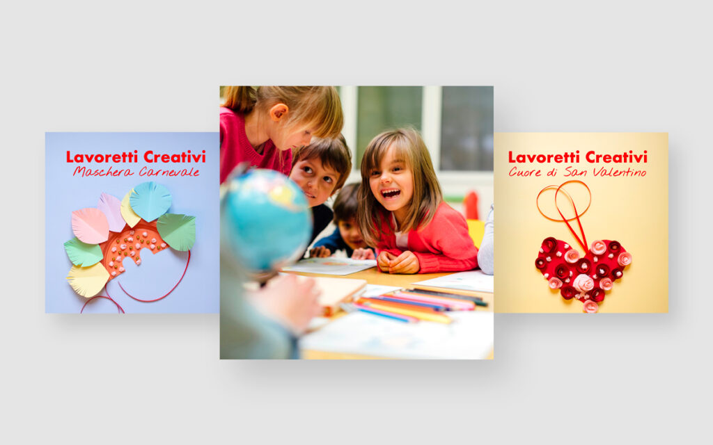 Agenzia di Comunicazione Publifarm | Pure Creative Agency Per il profilo Instagram di Pritt Italia siamo tornati bambini! 1