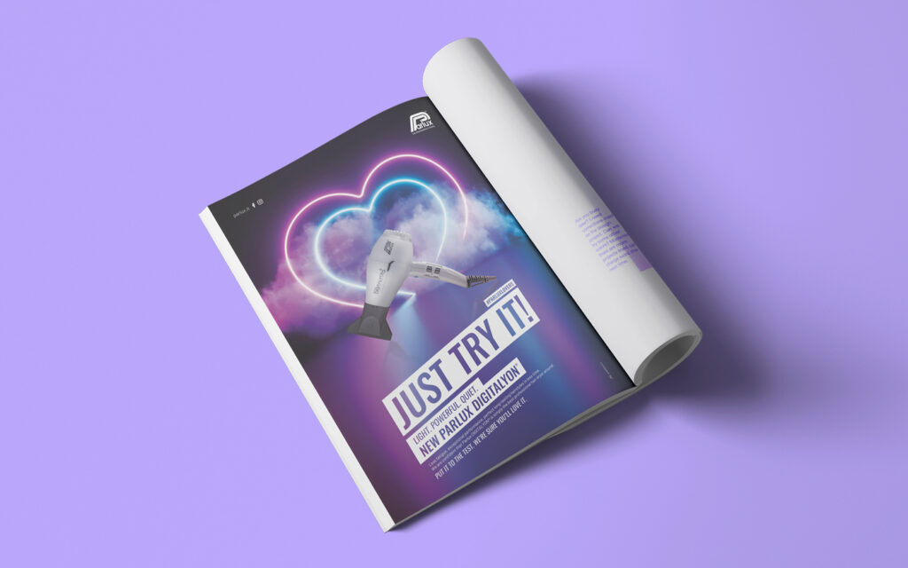 Agenzia di Comunicazione Publifarm | Pure Creative Agency Campagna di lancio e un video 3D per il miglior asciugacapelli professionale in circolazione…Fino al prossimo Parlux. 1