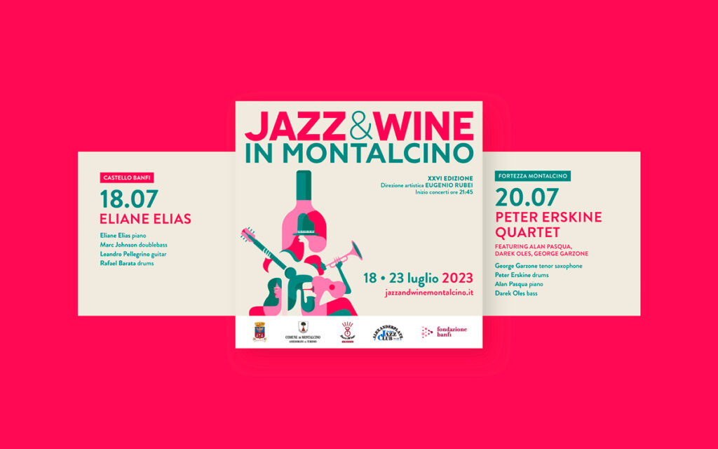 Agenzia di Comunicazione Publifarm | Pure Creative Agency Prosegue la partnership di Publifarm e il festival “Jazz & Wine in Montalcino” 1