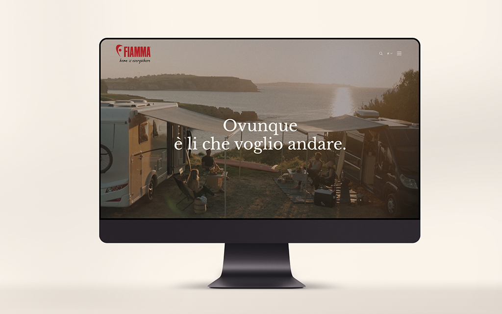Agenzia di Comunicazione Publifarm | Pure Creative Agency Il nuovo sito Fiamma fa venire voglia di mettersi in viaggio 1