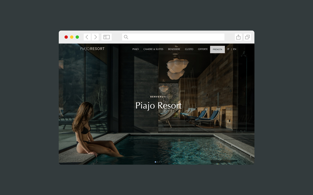 Agenzia di Comunicazione Publifarm | Pure Creative Agency Il sito web del Piajo è un’immersione nel benessere 1