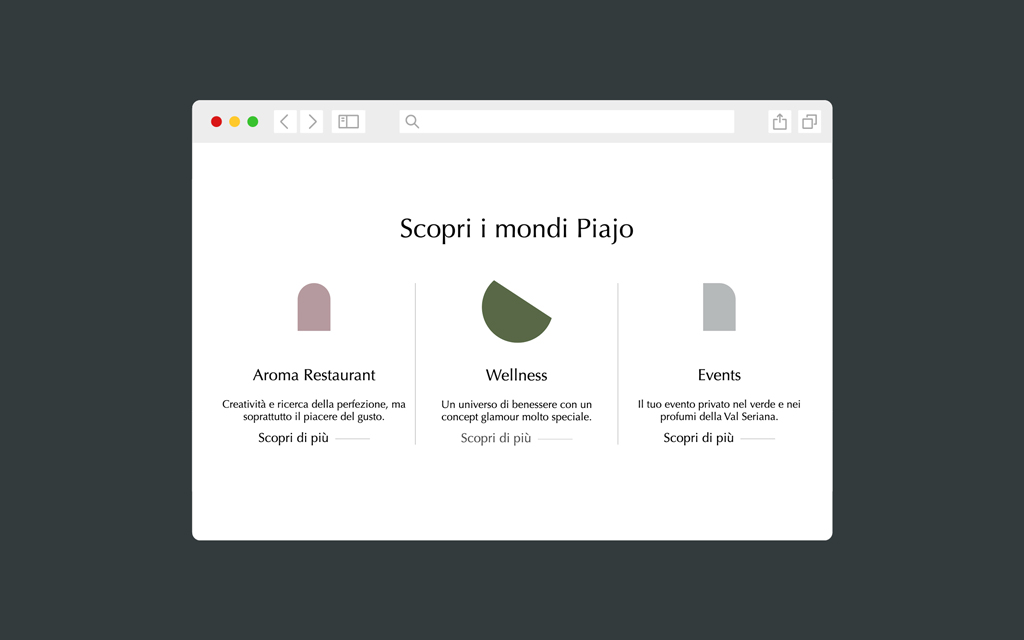 Agenzia di Comunicazione Publifarm | Pure Creative Agency Il sito web del Piajo è un’immersione nel benessere 1