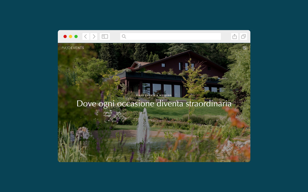 Agenzia di Comunicazione Publifarm | Pure Creative Agency Il sito web del Piajo è un’immersione nel benessere 1