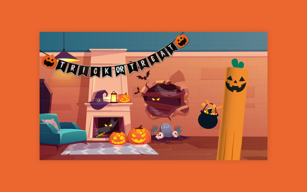 Agenzia di Comunicazione Publifarm | Pure Creative Agency Il video in motion graphics di Halloween per Legami 1