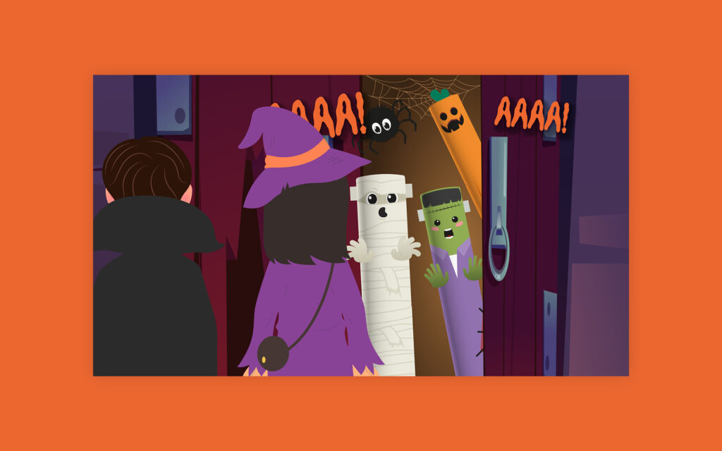 Agenzia di Comunicazione Publifarm | Pure Creative Agency Il video in motion graphics di Halloween per Legami 1