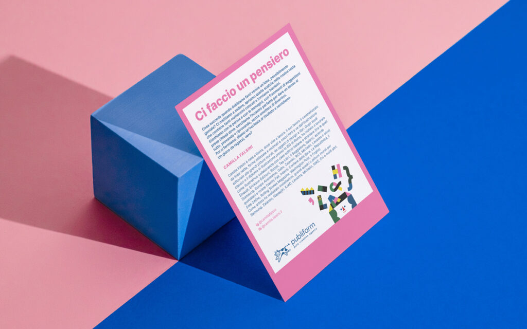 Agenzia di Comunicazione Publifarm | Pure Creative Agency Camilla Falsini firma la nuova stampa artistica natalizia di Publifarm 1