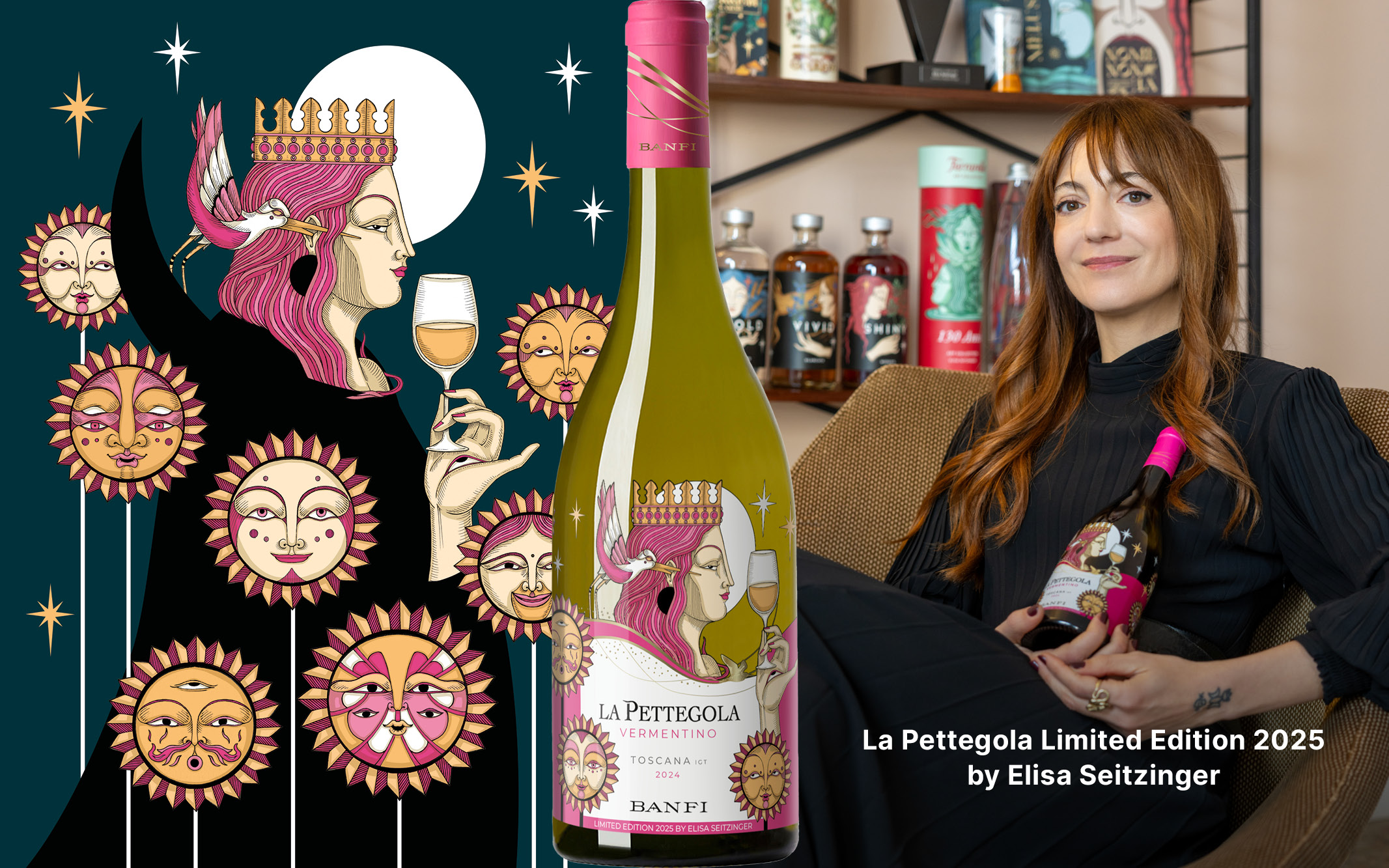 Elisa Seitzinger per La Pettegola Banfi: è sua la Limited Edition 2025