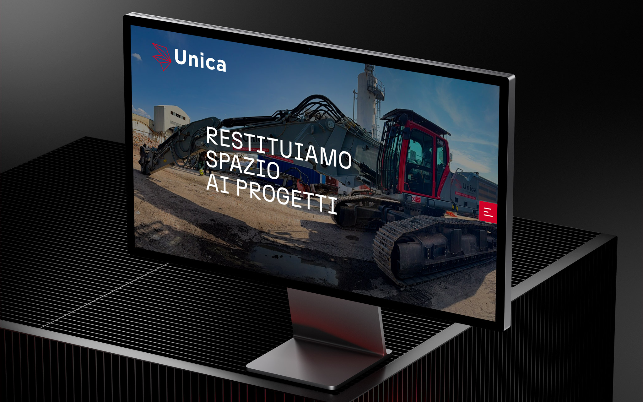 Il sito web di Unica: mille e una demolizione