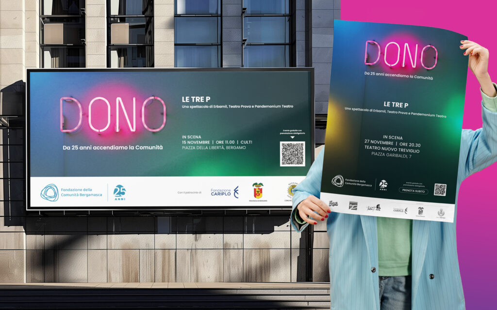 Agenzia di Comunicazione Publifarm | Pure Creative Agency Publifarm in scena per i 25 anni di Fondazione della Comunità Bergamasca 1